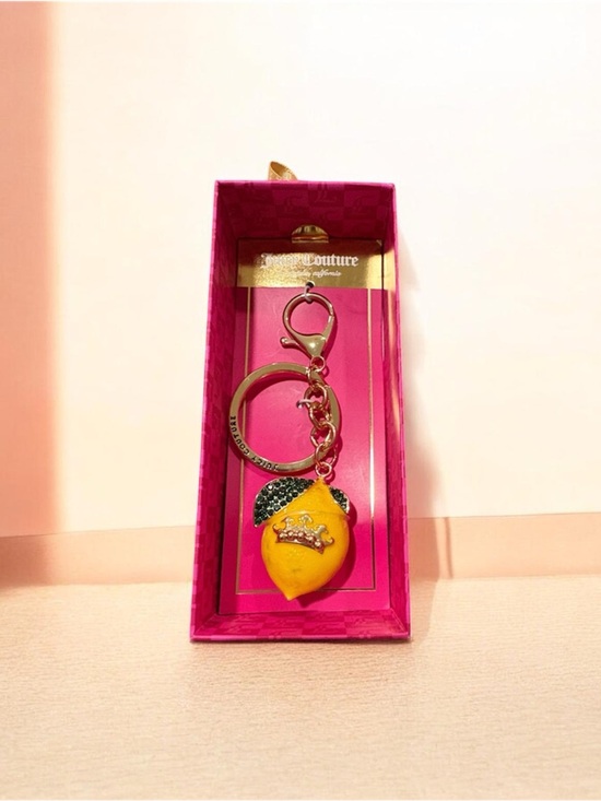 Juicy Couture Accessories - Juicy Couture Bag Lemon Charm Keyring with Gold Hardware